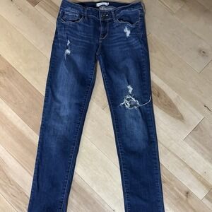 Bullhead Black Skinny Women's Size 9 Distressed Jeans